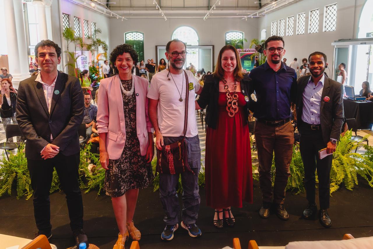 Far Left is Abdun Bwandi Representing Greenwatch at Cop 30
