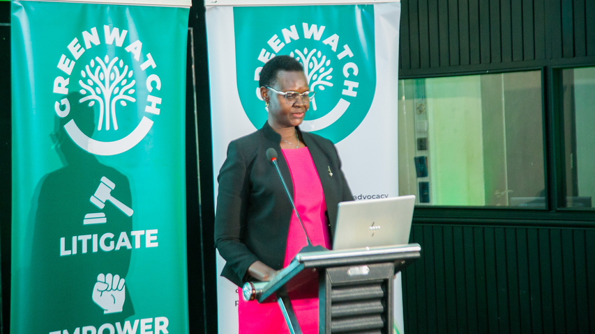 Hon. Justice Christine Akello at the Launch of the Lawyers for Climate Justice Network &amp; Environment Law Clinic.