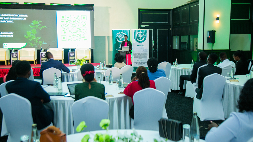 Hon. Justice Christine Akello at the Launch of the Lawyers for Climate Justice Network &amp; Environment Law Clinic.