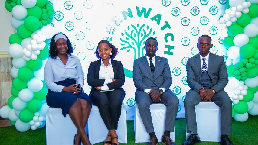A picture moment of young Lawyers who are members of the Environment and Climate Justice Network