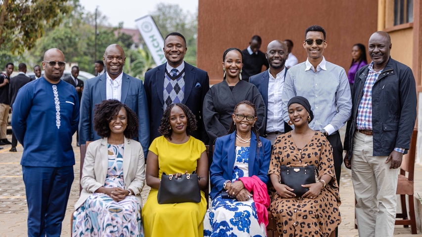 A group photo from the Hon. Justice Kenneth Kakuru Memorial Lecture held on 12th March 2026 at Bishop Stuart University