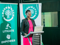 Hon. Justice Christine Akello at the Launch of the Lawyers for Climate Justice Network &amp;amp; Environment Law Clinic.