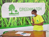 Greenwatch Director and Legal counsel Samantha Atukunda K Mwesigwa giving her introductory remarks